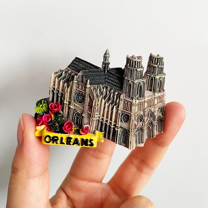 3D Travel Refrigerator Magnet Stickers Europe Cities Souvenirs Creative Tourist Gifts|Home Decor & Magnets