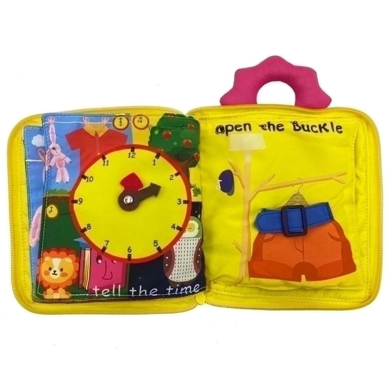 Soft Fabric Baby Book with Cartoon Designs|Baby Toys & Books