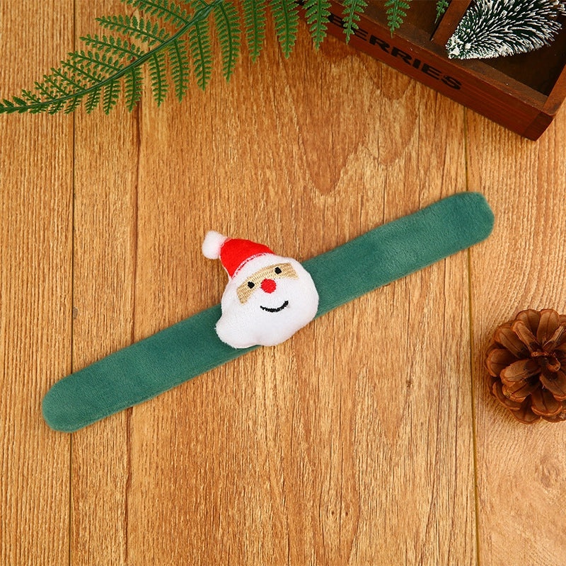 Christmas Light-Up Slap Bracelets for Kids, Snowman & Santa Designs|Kids Jewelry & Accessories