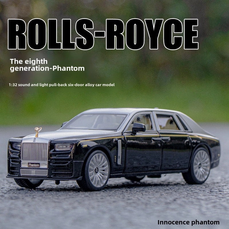 1:32 Scale Rolls Royce Phantom Alloy Car Model with Opening Doors Children’s Luxury Toy & Decorative Ornament|玩具模型车