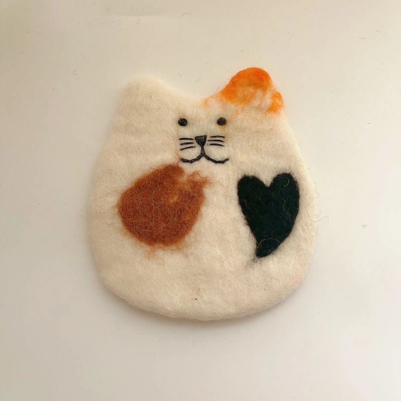 Adorable Cartoon Wool Felt Decoration 1 Piece|Home Decor Accessories