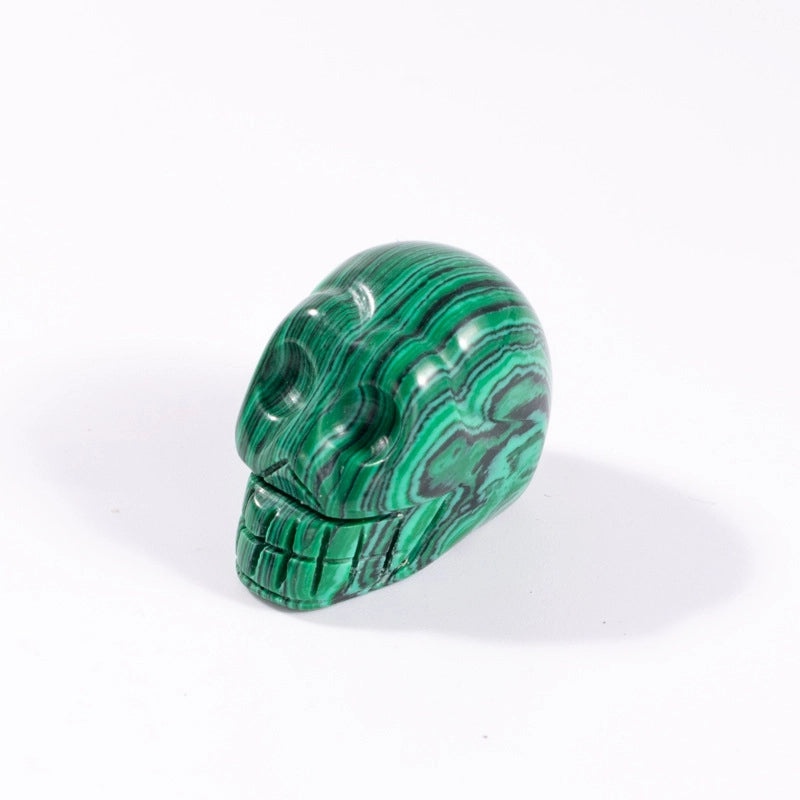 5-Piece Halloween Minimalist Skull Gem Obsidian Artificial Decorations|Home Decor