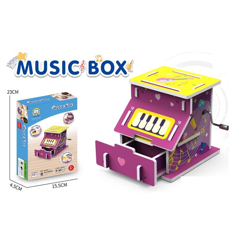 Music Box Panoramic Keyboard Paper Toys | Musical Paper Toy Set