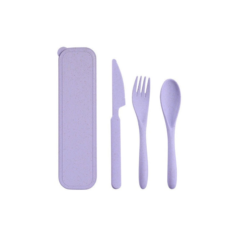Wheat Straw Casual Tableware Set Solid Color Eco-Friendly Dinnerware | Kitchen & Dining