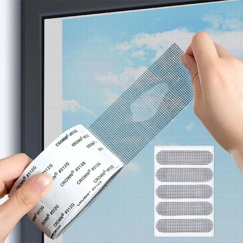 Car Window Shade Repair Tape Self-Adhesive Anti-Mosquito Hole Covering for Household and Vehicle Use|Car Accessories