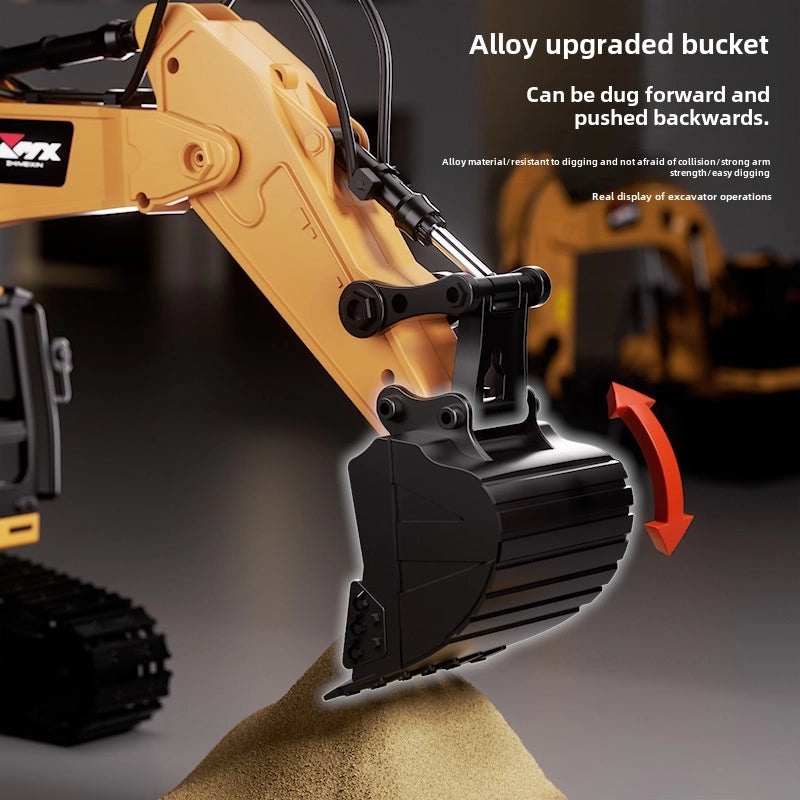 Large Alloy Remote Control Excavator Toy for Boys | Remote Control Toys