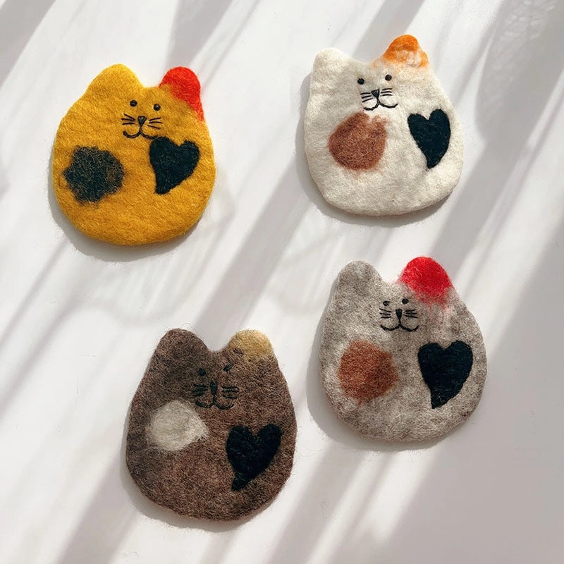 Adorable Cartoon Wool Felt Decoration 1 Piece|Home Decor Accessories