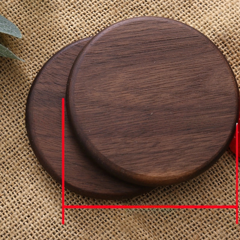 Engraved Wooden Tea Coaster Set Japanese Style Heat Insulation Mat Durable Cup Holder | Home & Kitchen > Drinkware Accessories