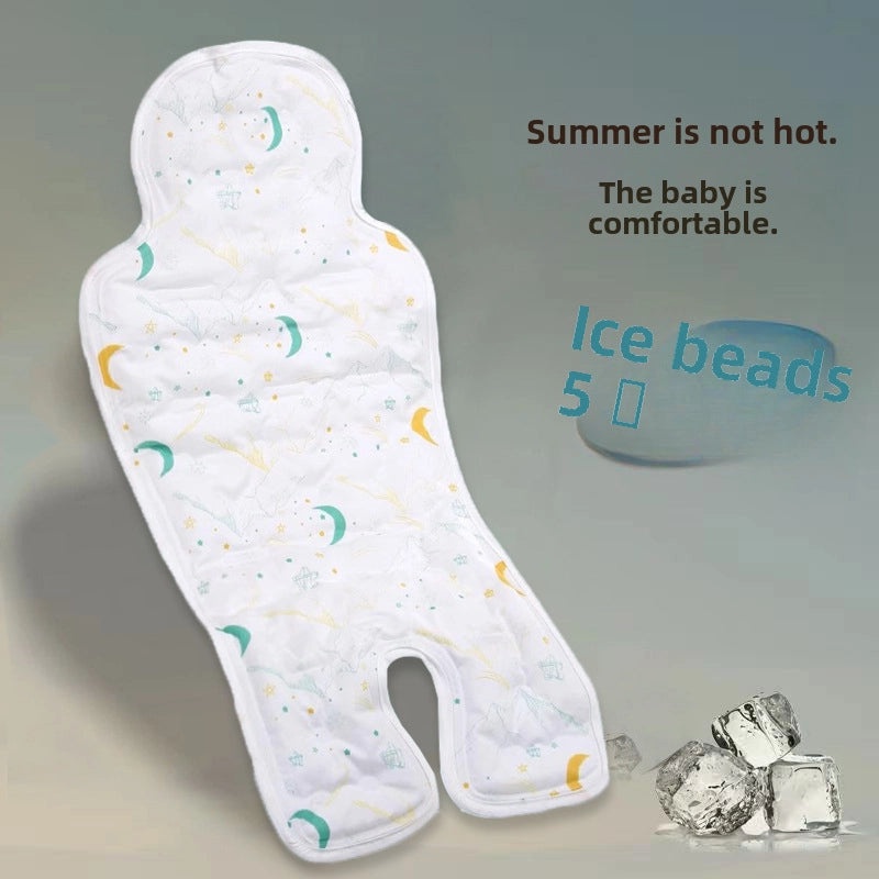 Universal Baby Stroller Car Seat Gel Cooling Mat Ramie Ice Pad Safety Cushion for Dining Chair Baby Mat|Baby Travel Accessories