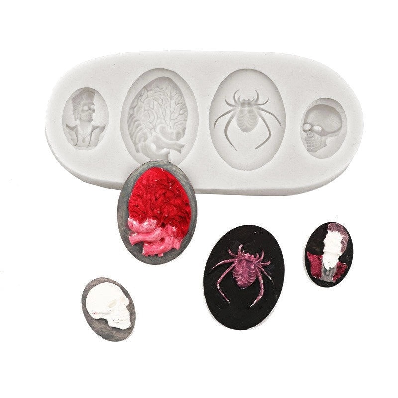 Halloween Silicone Mold for Jewelry Making Casual Vacation Design | Jewelry Craft Supplies