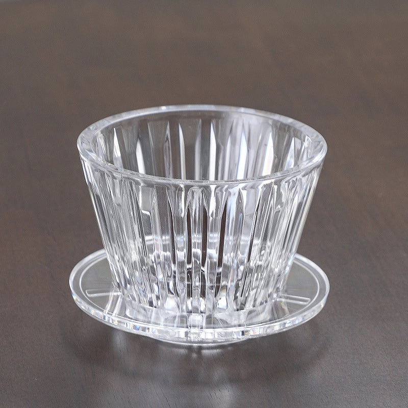 Acrylic Coffee Funnel with Paper Filter for Drip Brewing | Coffee Accessories
