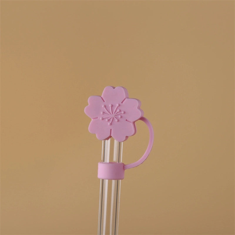 10mm Glass Straw Dust Cover Stainless Steel Cap for Large Diameter Straws Milk Tea Accessories|Drinkware Accessories