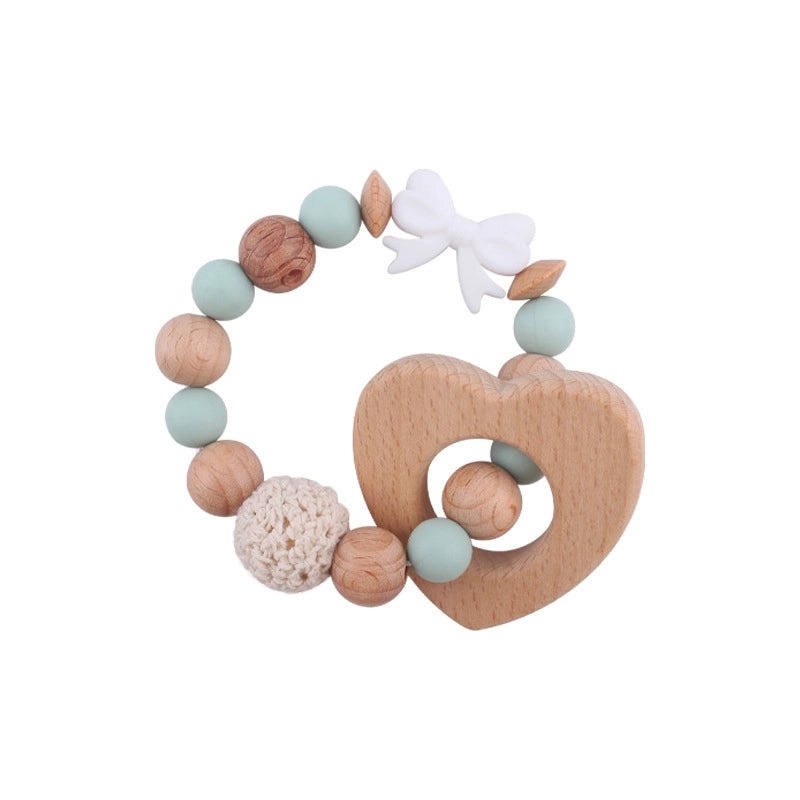 3 Pcs Heart Bow Knot Baby Hair Clips Soft Silicone Accessories|Baby Hair Accessories
