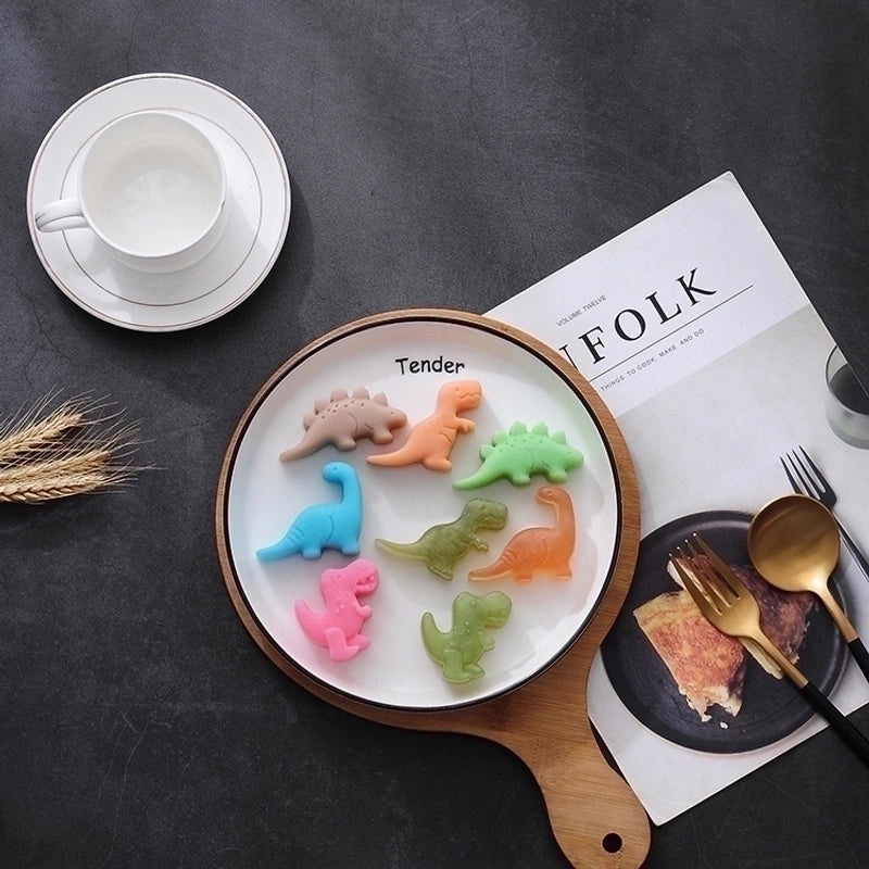 2 Pieces Adorable Dinosaur Silicone Kitchen Mold Set | Kitchen Accessories