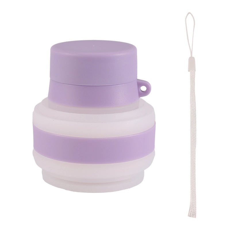 Stylish Single Solid Color Silicone Water Bottle for Everyday Use|Home & Kitchen Accessories