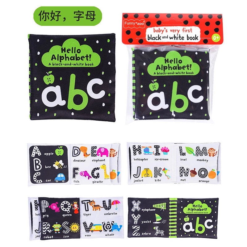 Soft Animal Alphabet Baby Cloth Book|Baby Toys & Books