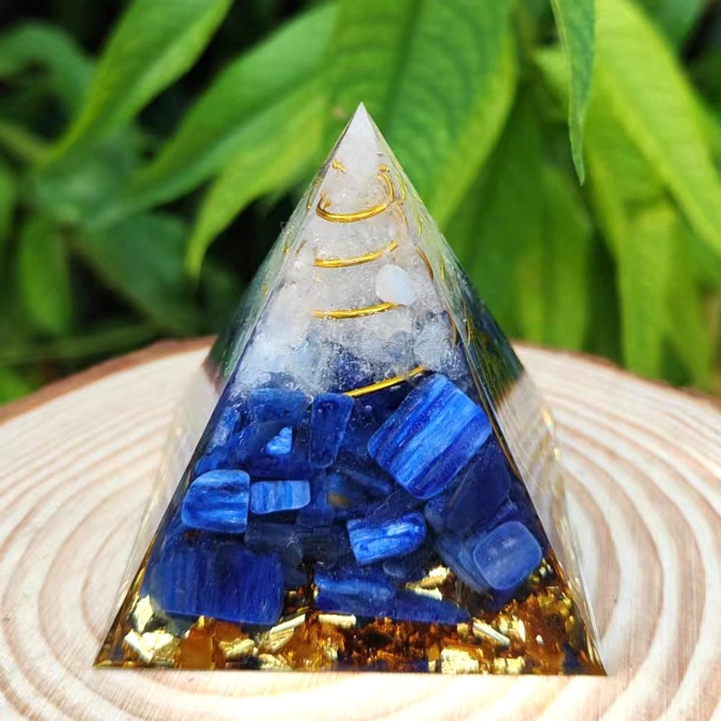 Minimalist Pyramid Resin Crystal Ornaments for Home Decor | Home Decoration