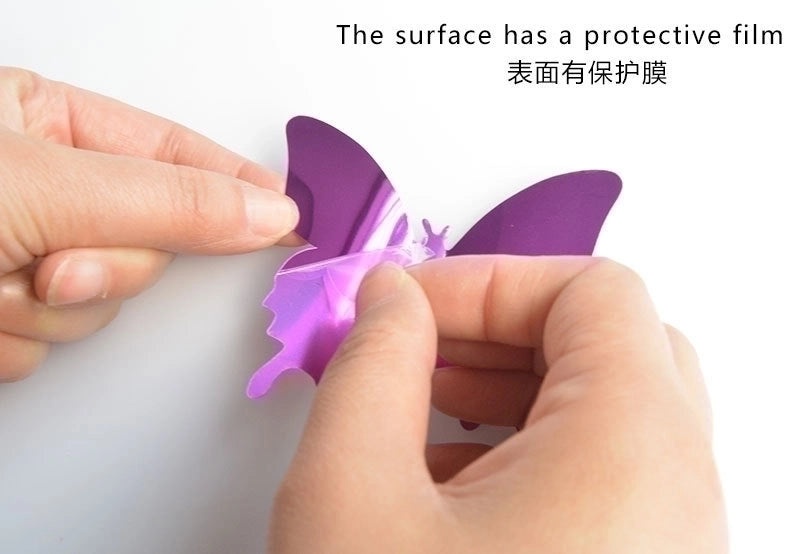 3D Butterfly Mirror Wall Stickers for Bedroom Decoration | Home Decor