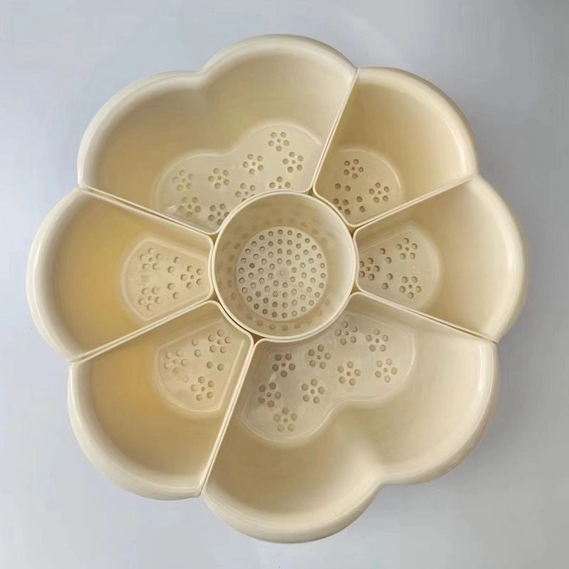 Junxin Multi-use Hot Pot Drying Basket Fruit Candy Nut Serving Tray Plastic Storage Plate|Kitchen Storage & Organization