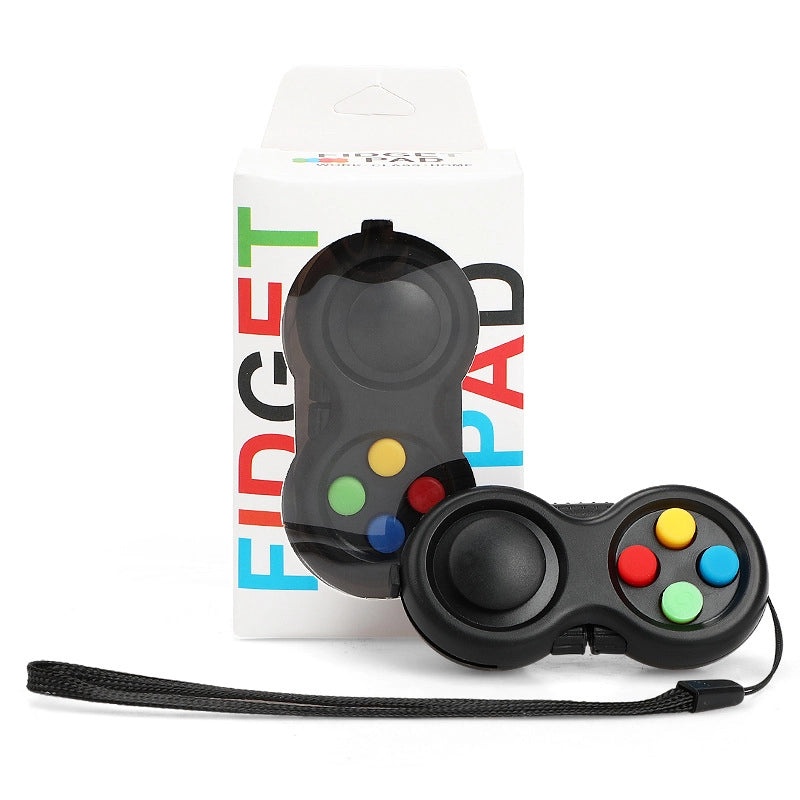 Second Generation Rubik's Cube Stress Relief Fidget Button Handle Toy | Fidget Toys & Stress Relief Gadgets