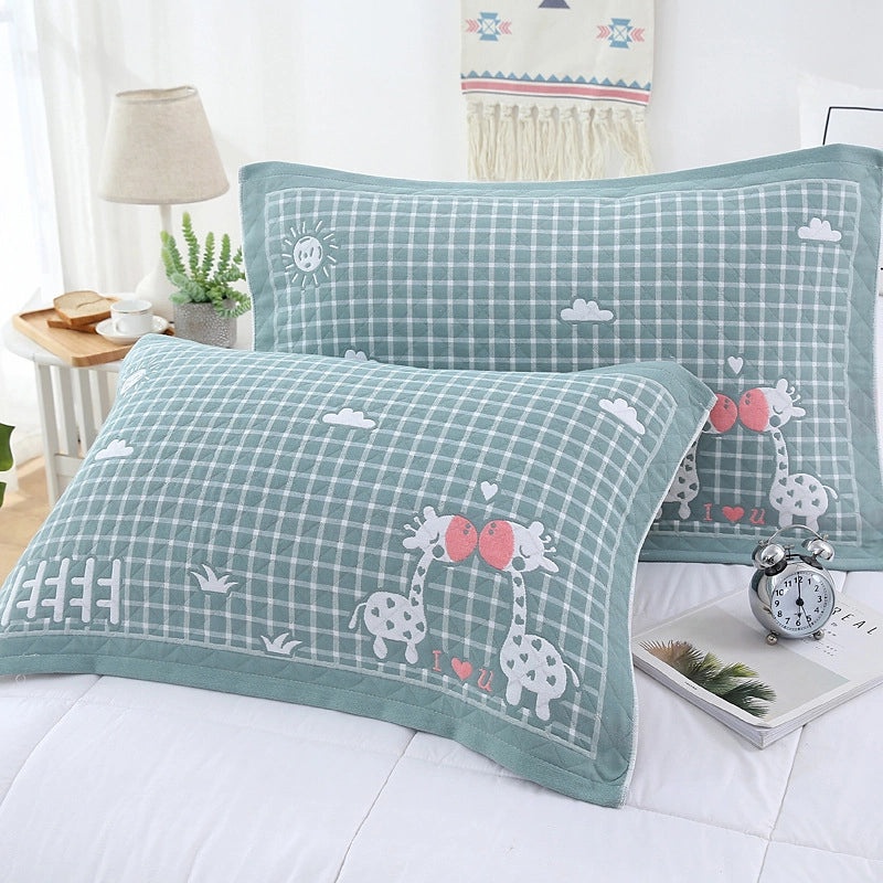 Thickened Gauze Cotton Pillow Towel Breathable Comfortable Dirt-resistant Headband for Adults and Students|Home Textile