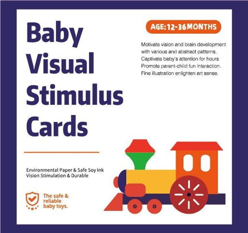 Black and White Baby Visual Stimulation Cards for Early Learning | Early Education Toys