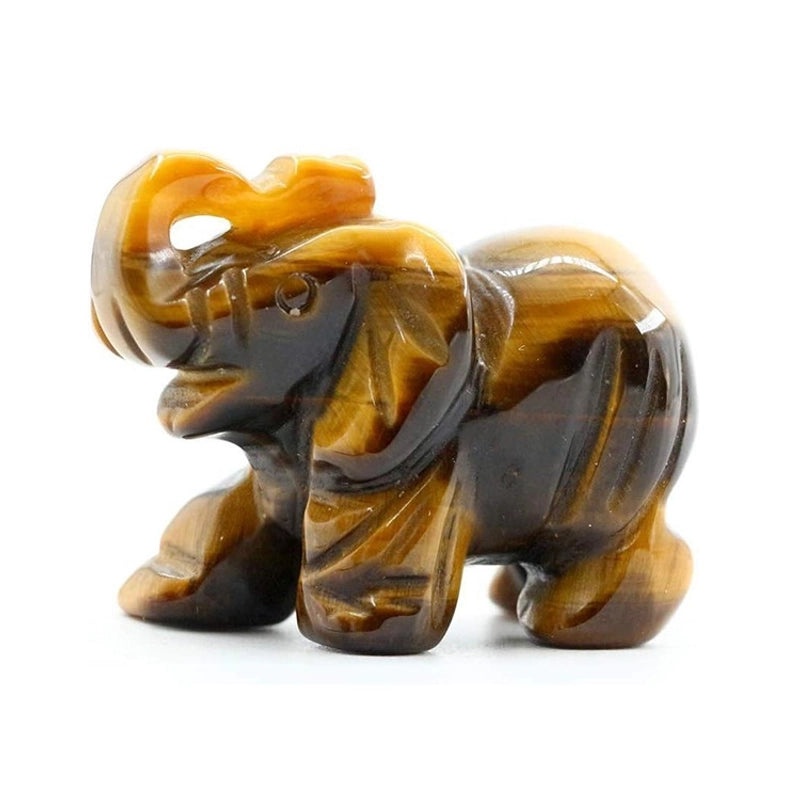 Set of 5 Minimalist Elephant Crystal Figurines | Home Decor Ornaments|Artificial Decorative Accessories|Elegant Table Decorations|Gift Ideas|Deco