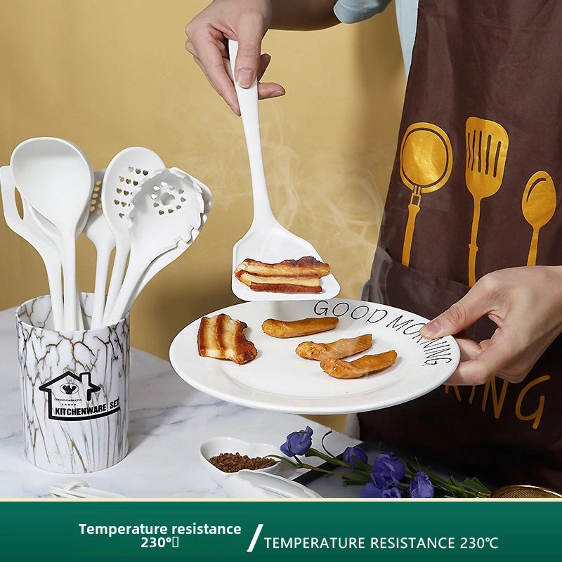 18-Piece Nordic Silicone Spatula Set Non-Stick High Temp Resistant Kitchen Utensils|Kitchenware