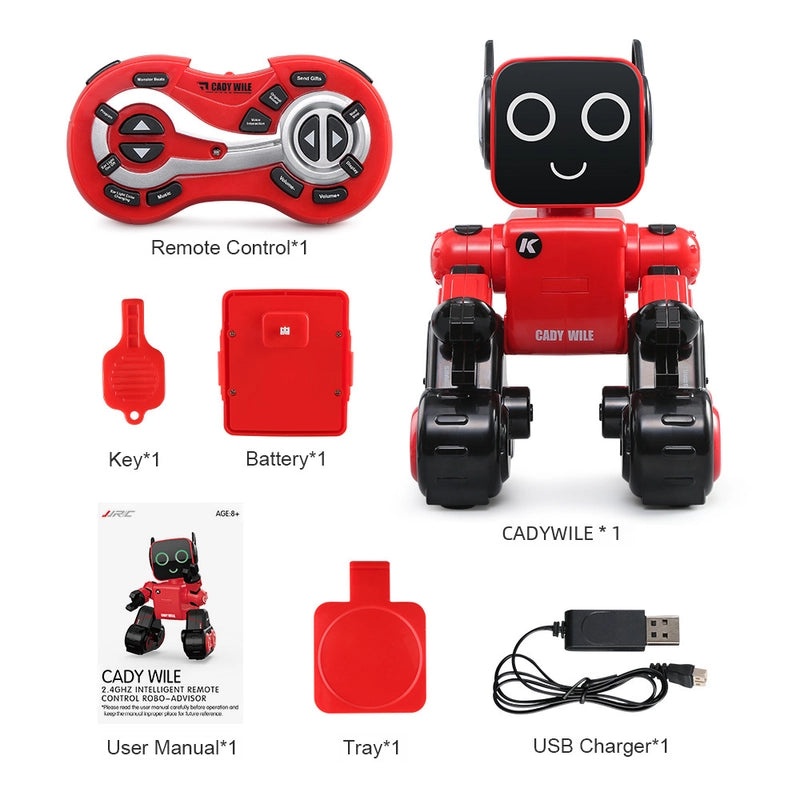 JJRC R4 Kids Intelligent Remote Control Robot Singing Dancing Storytelling Programming Toy|Children's Educational Robots
