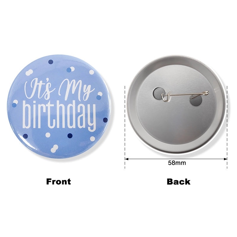 Minimalist Alphabet Iron Pin Single Piece||Brooches & Pins