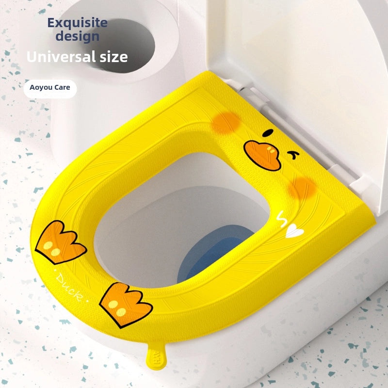 Warm Wash-Free Four Seasons Universal Toilet Mat Cushion Cute Household Bathroom Rug|Home & Living Bathroom Accessories