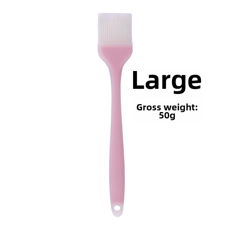 Silicone Oil Brush and Scraper for Baking One-piece Cake Cream Spatula Barbecue Brush Multipurpose Kitchen Tool|Kitchen Tools & Gadgets