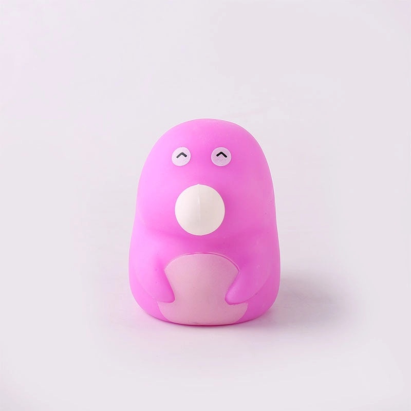 Christmas Stress Relief Squeeze Puff Bubble Toy Cartoon Rebound Doll Vinyl Decompression Fun|Stress Relief Toys