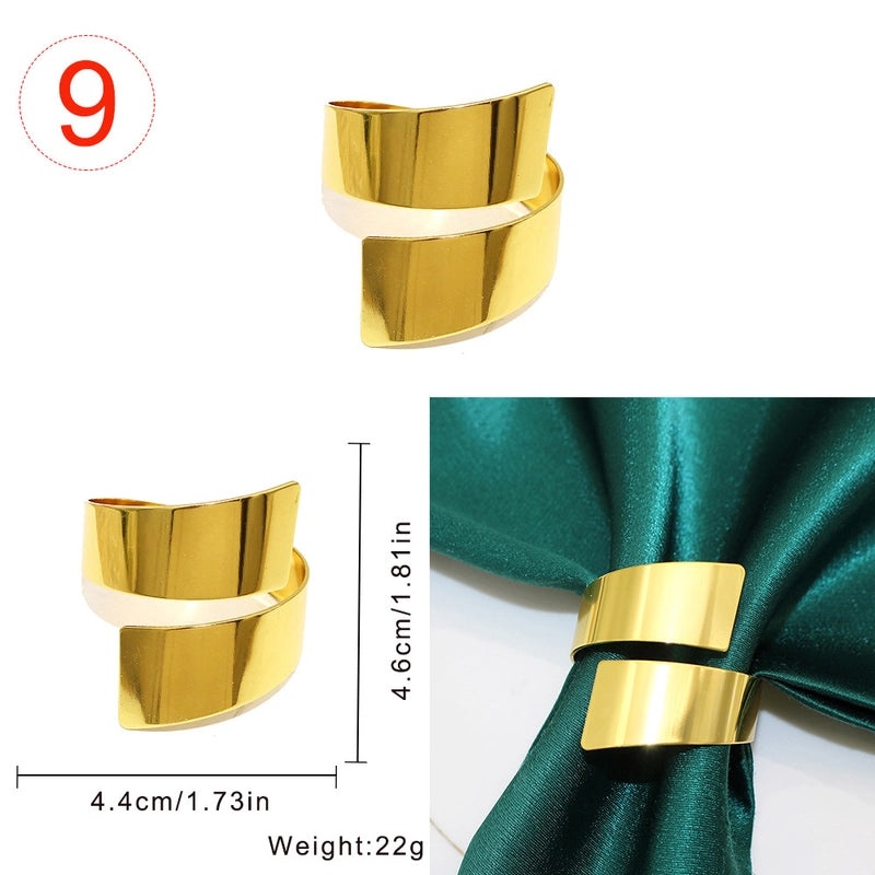 Stylish Geometric Metal Napkin Holder Single Piece|Home Decor & Kitchen Accessories