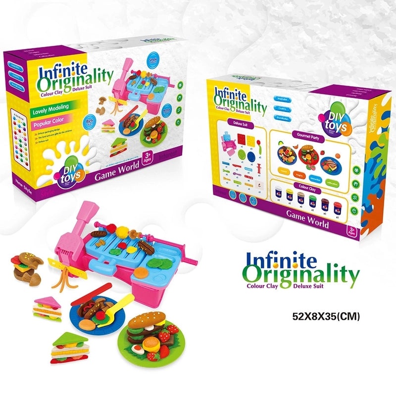 Colorful Painted Clay Toys for Toddlers Ages 3-6 | Kids Toys & Educational Playsets