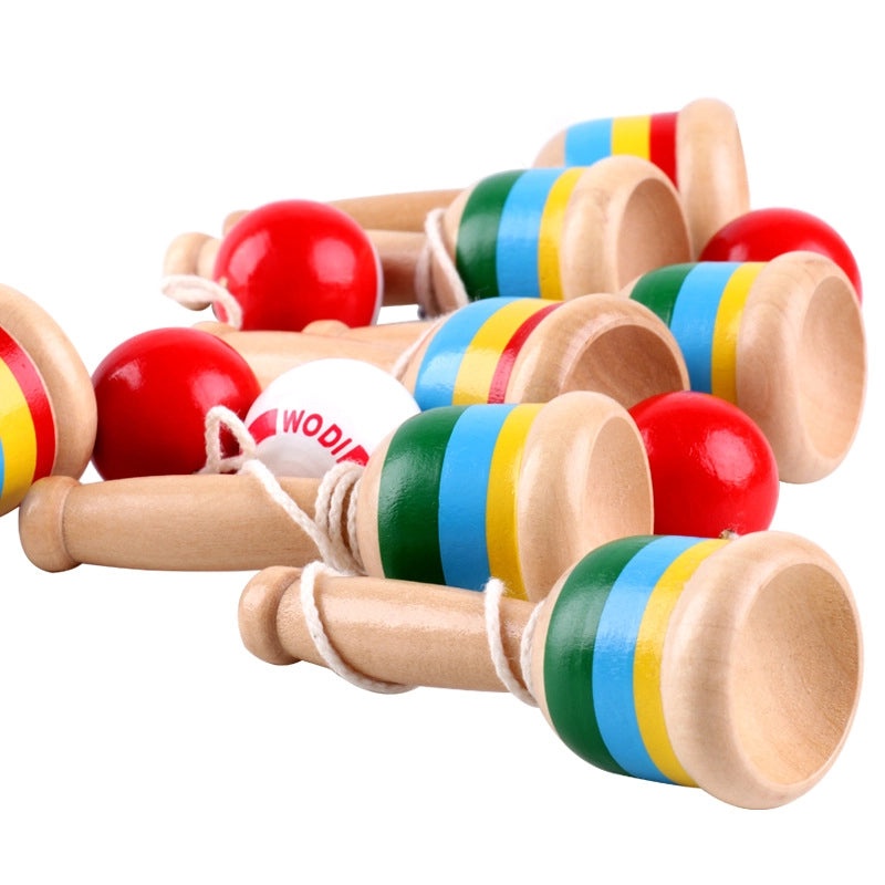 Colorful Wooden Ball Game Toy for Kids | Educational Wooden Toys