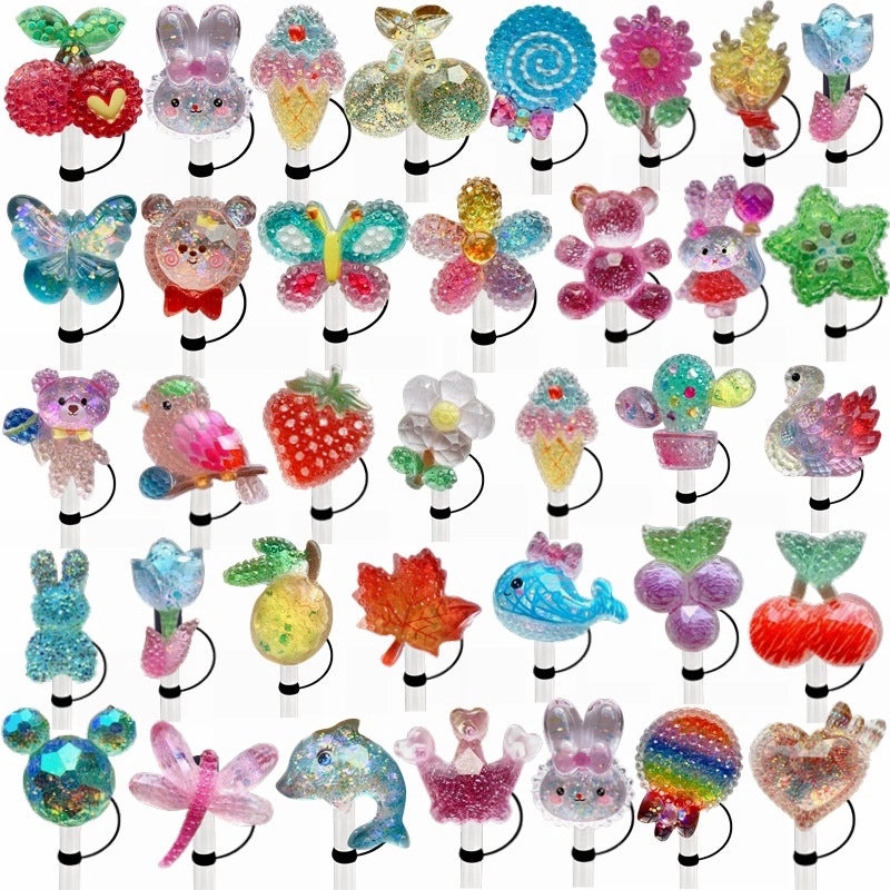 Elegant Casual Animal Flower Resin Straw Decorative Cap for Women|Fashion Accessories