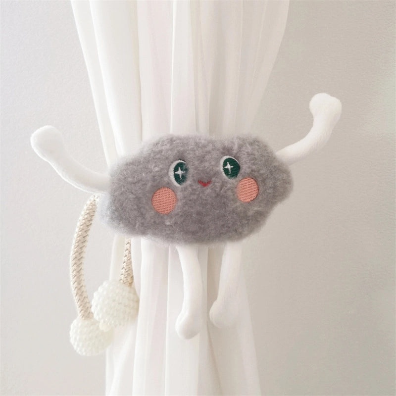 Adorable Cloud Pattern Polyester Curtain Tiebacks | Window Accessories