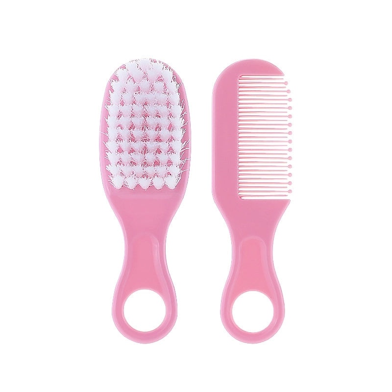 Simple Solid Color Plastic Baby Hair Comb | Baby Care Accessories