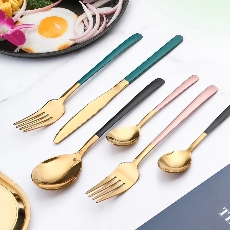 Elegant Minimalist Stainless Steel Flatware Set|Dining & Kitchenware
