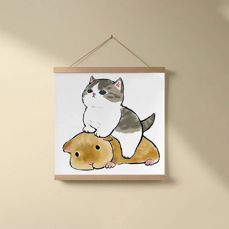 Adorable Cat-Themed Wall Decor for Home|Home Decor