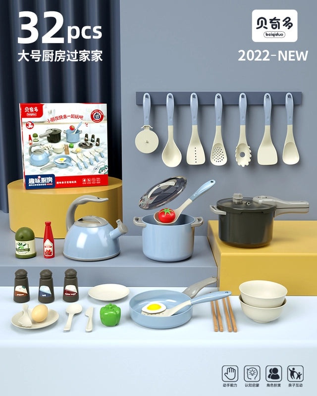 Cartoon Kitchen Playset Plastic Toys for Kids | Toys & Games