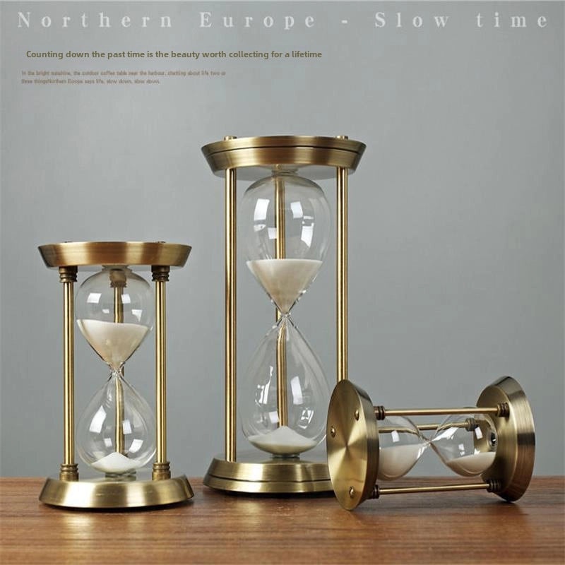 Modern Nordic Metal Clock Decorative Ornament|Home Decor