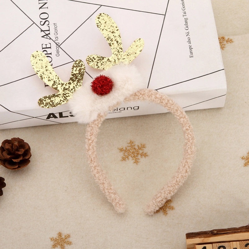 Minimalist Christmas Antler Hair Band Daily Holiday Accessory | Hair Accessories