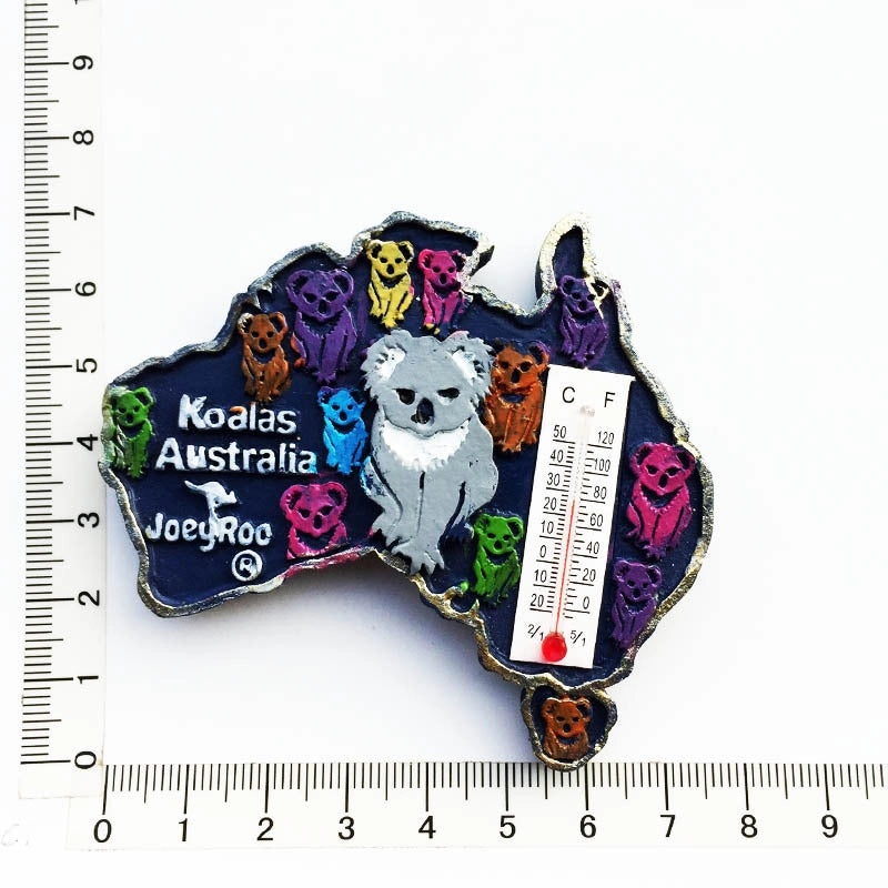 Vintage Map Letter Resin Fridge Magnet Single Piece|Home Decor & Kitchen Accessories