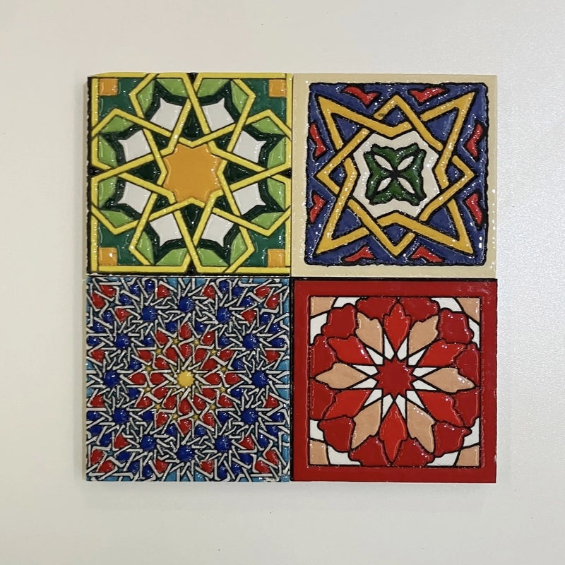 Color Block Minimalist Synthetic Resin Fridge Magnet|Home Decor Accessories