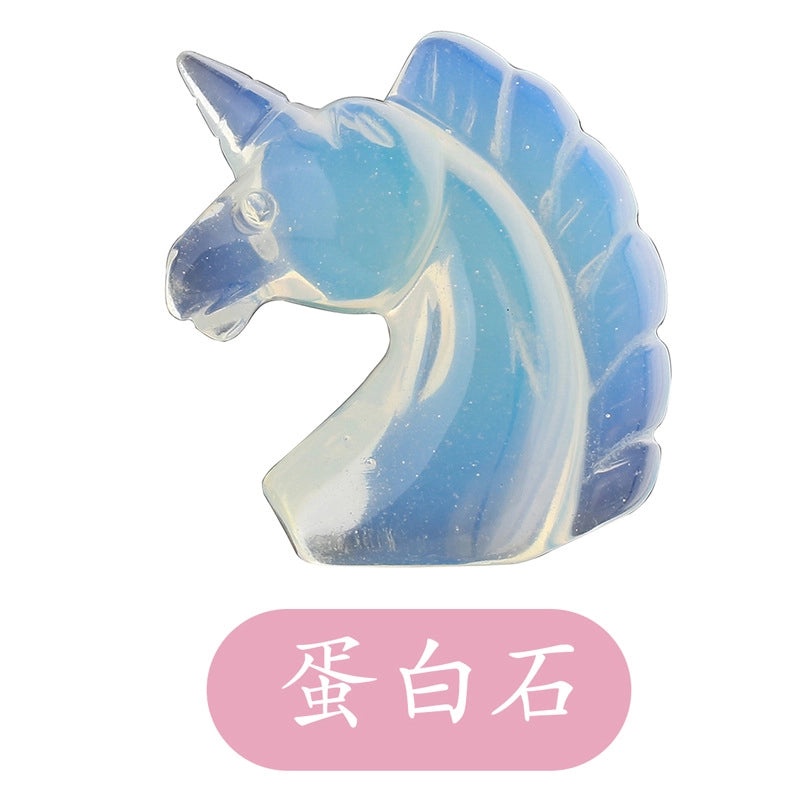 Elegant Minimalist Horse Gem Crystal Ornament for Home Decor|Home Decor Ornaments