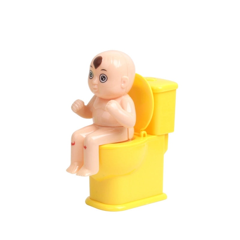 Creative Funny Toilet Doll Stress Relief Water Spray Toy for Bathroom Fun|Bathroom Accessories