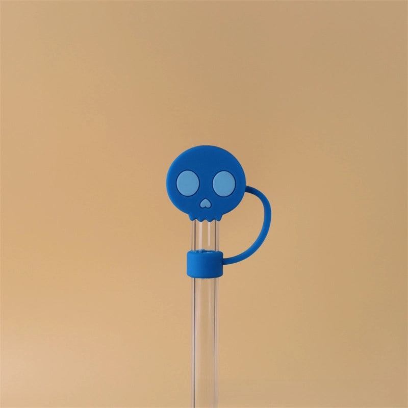 10mm Glass Straw Dust Cover Stainless Steel Cap for Large Diameter Straws Milk Tea Accessories|Drinkware Accessories