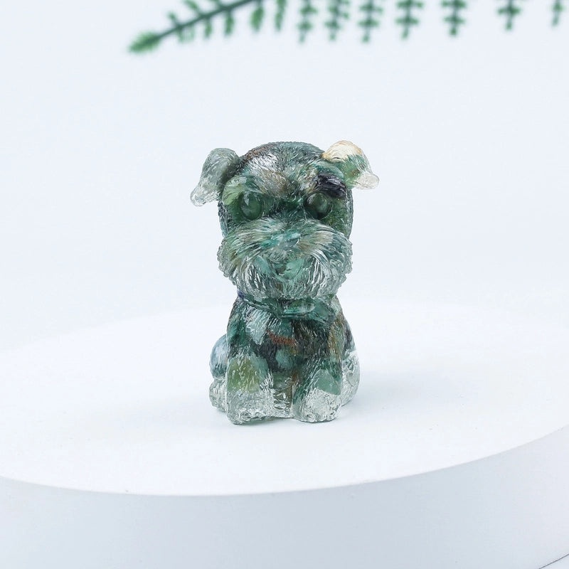 Adorable Dog Shaped Crystal Figurines for Home Decor|Decorative Figurines